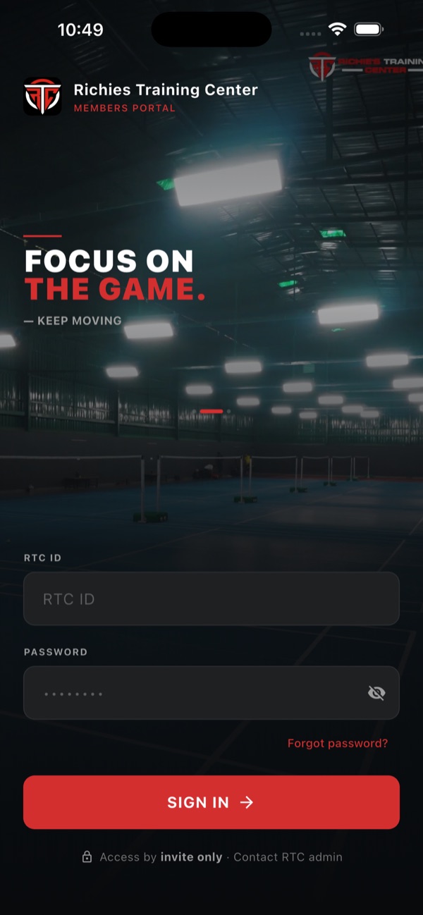 Member login