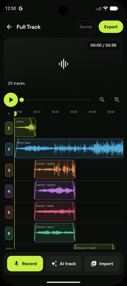 Mypaattu player screen